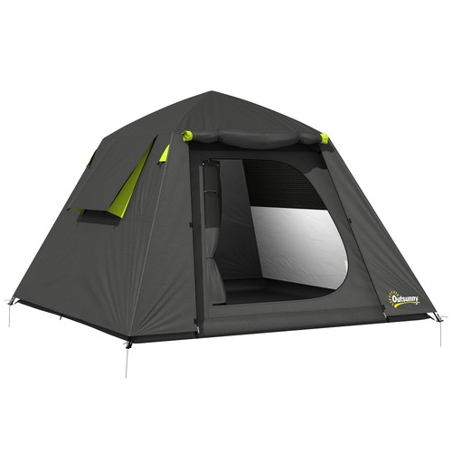 Outsunny man camping - outsunny, tent
