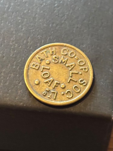 Antique bath coop food - coop, token
