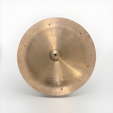 Vintage 20” Avedis Zildjian Low Boy China Cymbal, Mel Lewis style with rivets 