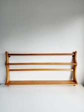 Wooden ercol plate shelf rack - wooden,