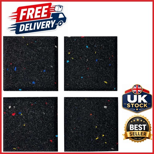 Galaxy black treadmill mat - black, pad