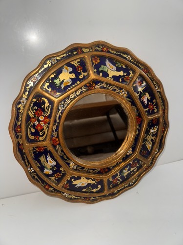 Painted glass accent - glass,