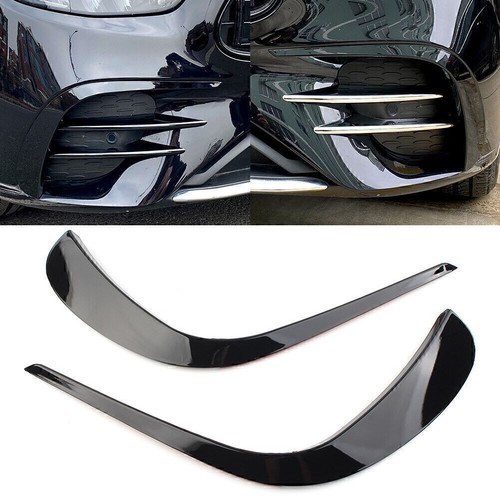 2xglossy black front - black, bumper