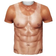 Funny Hairy Chest Graphic T
