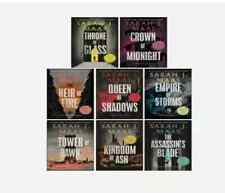 Throne Of Glass 8 book Set by Sarah J Maas Paperback UK