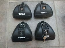 Thule 753 / 406 8522381003  Rapid System Roof Bars Foot Set of 4 with 2 Keys