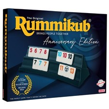 Rummikub Anniversary Edition Game by IDEAL- Premium Classic Family Tile Game