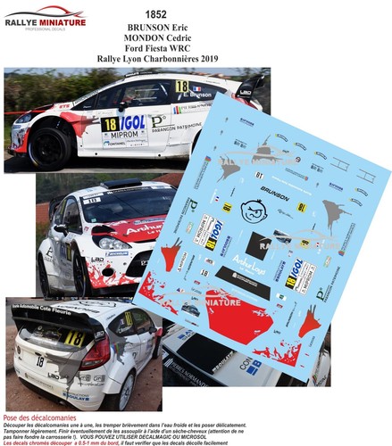 Decals ref 1852 ford - ref,