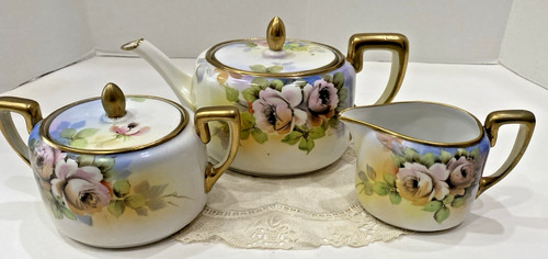Antique nippon rose hand - antique,