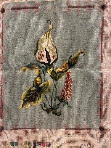 Vintage completed needlepoint