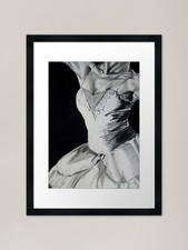 Ballerina Study Framed Art