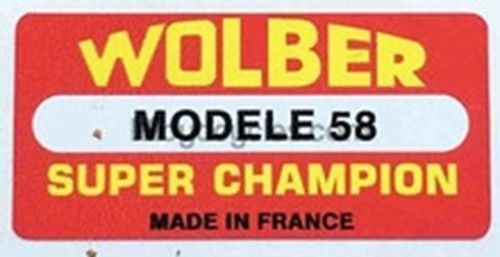Wolber modele decals - modele, 58