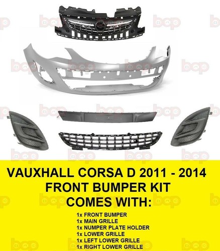 Vauxhall corsa front bumper - d,