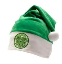 Celtic FC Christmas Hat with bobble - XMAS Football Club Gift Official Licensed