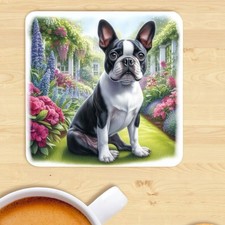 Boston Terrier Dog Coaster