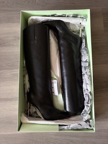 New off white allen leather - new,
