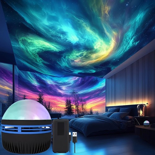 Aurora borealis led projector - aurora,