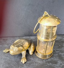 2 BRASS ITEMS  SMALL MINERS
