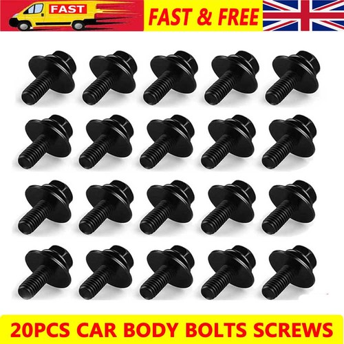20x car body bolts 0 - 20x, m6-1.0