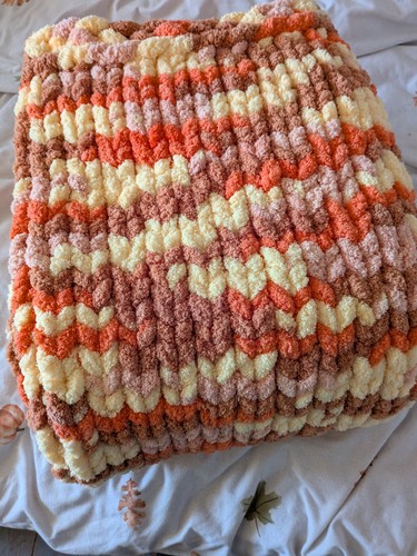 Hand knitted chunky - knitted, autumn