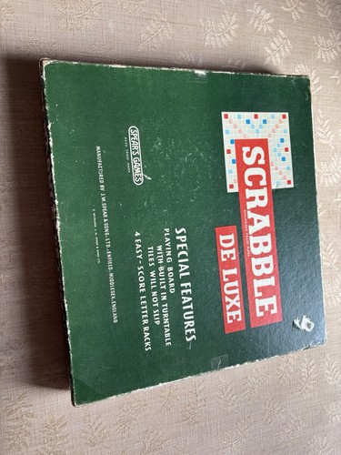 Vintage scrabble deluxe spears - scrabble,
