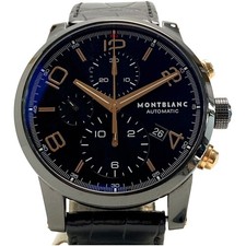 MONTBLANC Timewalker Chronograph Date 7187 Black Automatic Men s Watch with Mino