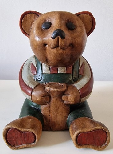 Vintage hand carved wooden - vintage,