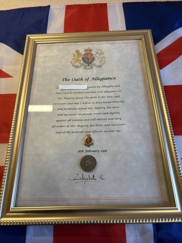 Oath allegiance royal - royal, army