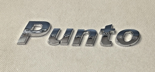 Fiat punto car badge - "punto",