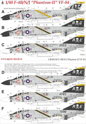 Decal n j - decal, f-4b/n/j