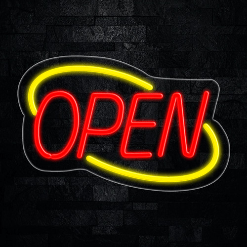 Open led neon sign 14 - open, 22"l