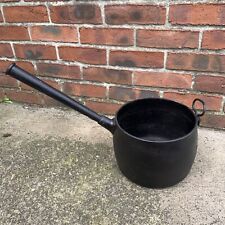 Vintage KENRICK Long Handled 1 3/4 Gallon Heavy Cast Iron Cooking Pot