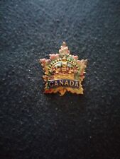 WW1 Gilt & Enamel Canadian Expeditionary Force CEF Canada Sweetheart Brooch