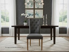 Elegant Grey Velvet Dining
