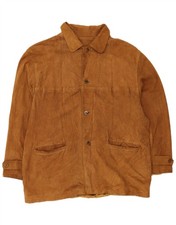 VINTAGE Mens Oversized Suede