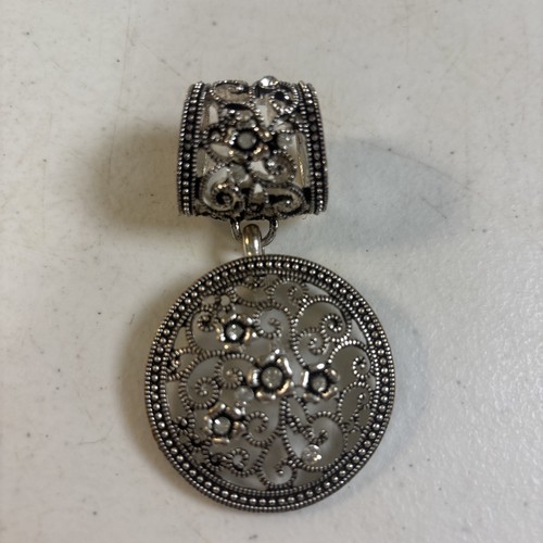 Filigree scarf clip ring - scarf,