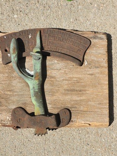 Antique grain drill seeder - drill,