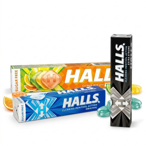 Halls menthol sweets - halls,