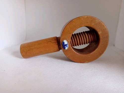 Vintage wooden screw - vintage,