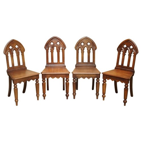 Four circa 1920 english oak - circa,