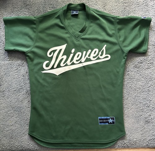 Retro baseball jersey green - baseball,