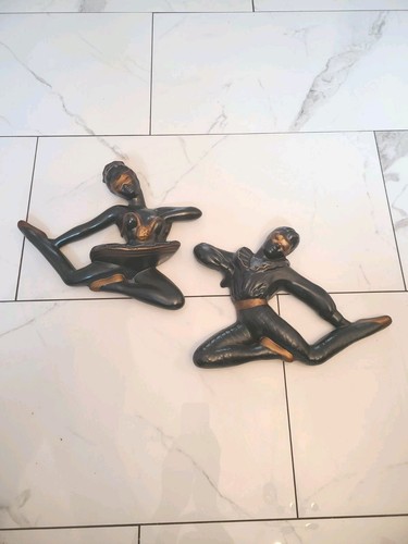 Chalkware wall plaques