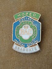 Vintage Auto Cycle Union Training Scheme Moped Graduate enamel pin badge.