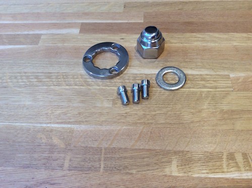 Lambretta rear hub - lambretta, nut