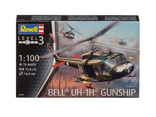 Bell gunship helicopter - bell, uh-1h