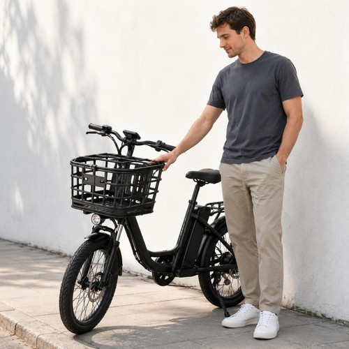Front bike basket molded - bike,