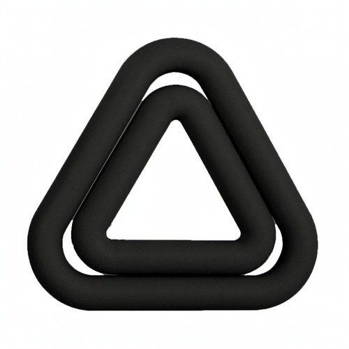 Silicone iron dumbbell - iron, rounded
