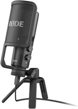 RØDE NT-USB Versatile Studio-quality Condenser USB Microphone Pop Filter Tripod