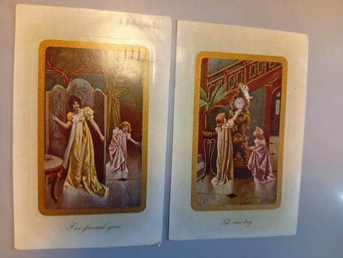 Antique postcards children - 2,