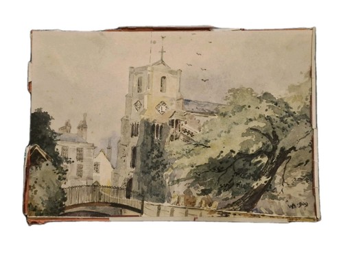 Watercolour 1909 waltham - 1909,